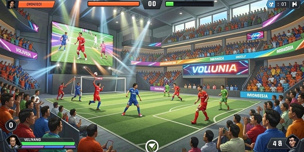Mode multiplayer yang mendebarkan dan kompetitif.