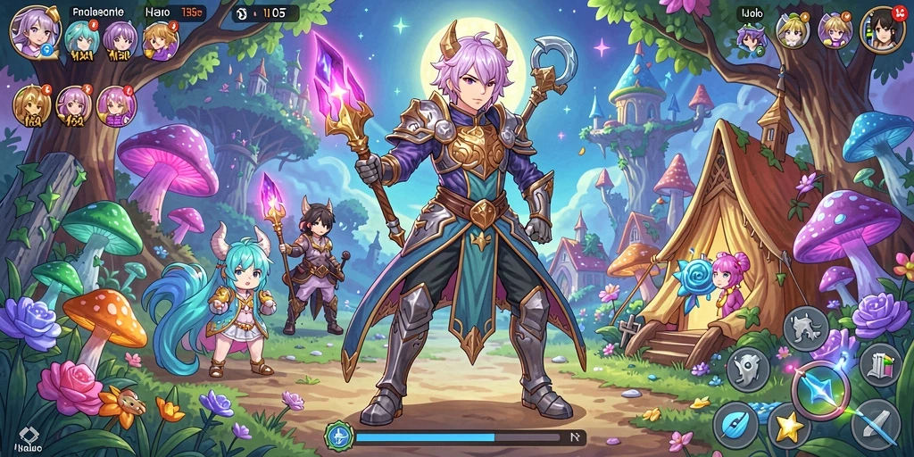 Gambar menunjukkan interaksi antara pemain dalam mode multiplayer yang seru.