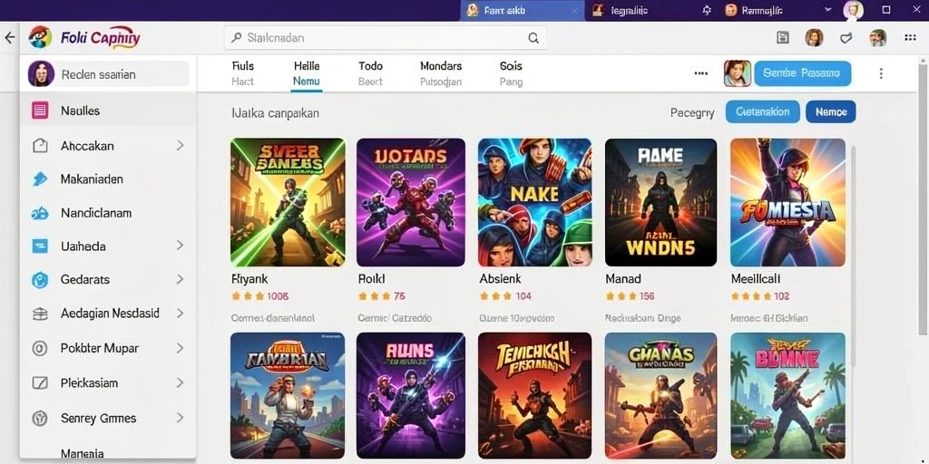 Screenshot menunjukkan leaderboard dengan pemain teratas.
